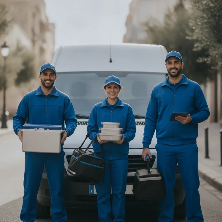 Entrega de Comidas equipo en Pueblo Nuevo